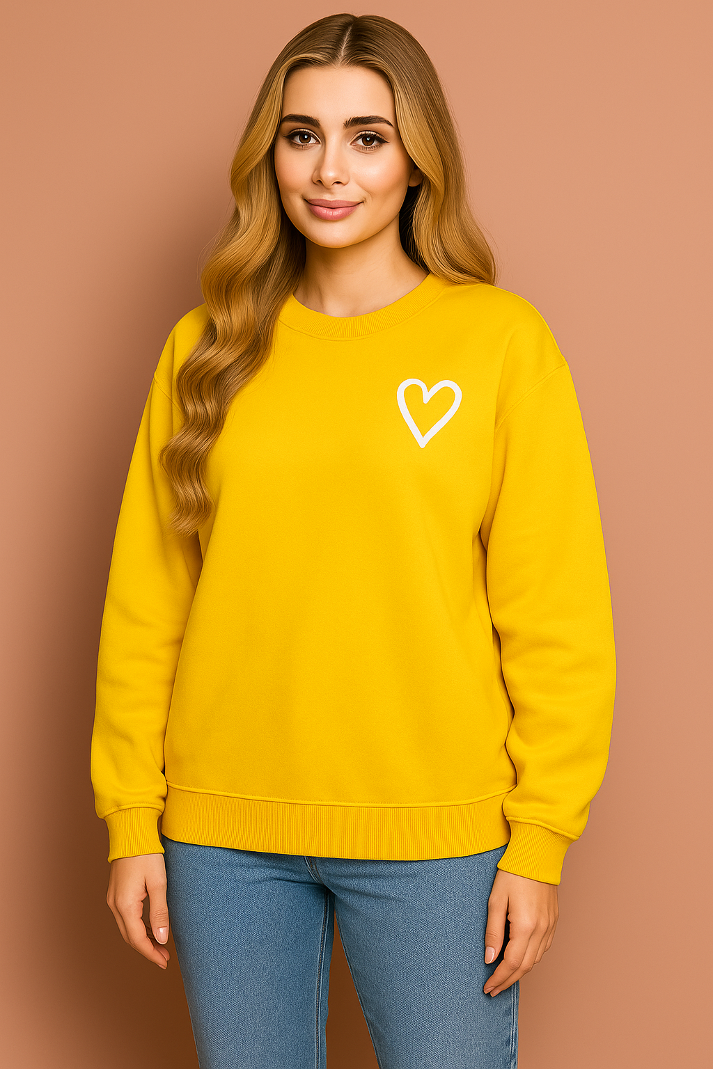 Heart Graphic Sweatshirt